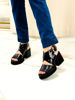 Imagen de Sandalia Aniston Negro Milano Charol