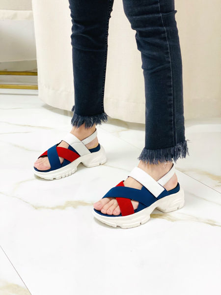 Imagen de Sandalia Freeman Rojo y Azul