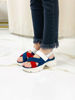 Imagen de Sandalia Freeman Rojo y Azul