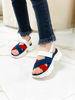 Imagen de Sandalia Freeman Rojo y Azul