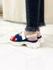 Imagen de Sandalia Freeman Rojo y Azul