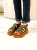 Imagen de Sandalia Hanks Verde Flouter Gamuza