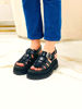 Imagen de Sandalia Hanks Negro Milano Gamuza