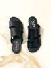 Imagen de Sandalia Newman Negro Croco