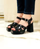 Imagen de Sandalia Glasgow Negro Charol