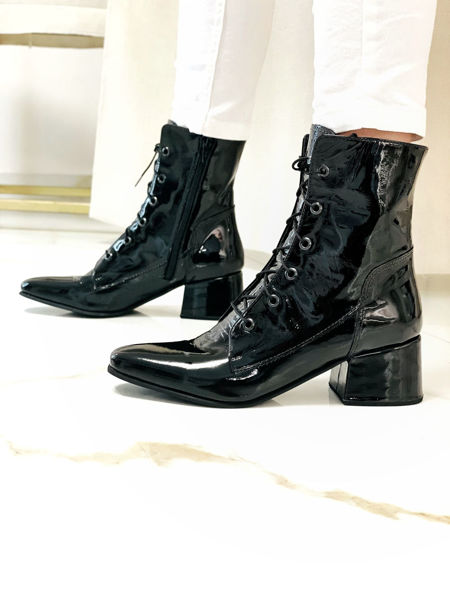 Imagen de Bota Rowling Negro Charol