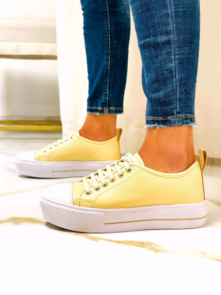 Imagen de Sneaker Warhol Amarillo Pastel