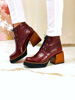 Imagen de Bota Azkaban Bordo Lagarto