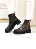 Imagen de Bota Lavinia Chocolate y Terracota