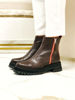 Imagen de Bota Lavinia Chocolate y Terracota