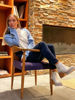 Imagen de Pantalon Pana Azul
