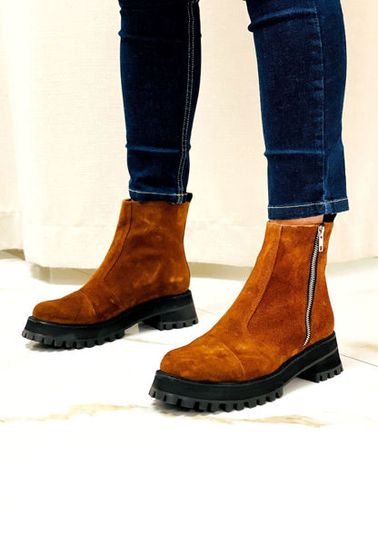 Imagen de Bota Lavinia Oxido y Negro
