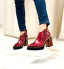 Imagen de Bota Da Vinci Bordo Milano Charol