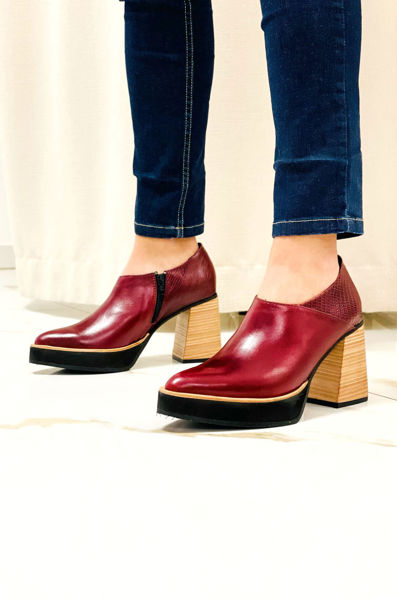 Imagen de Zapato Picasso Bordo Milano Lagarto