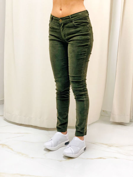 Imagen de Pantalon Pana Verde