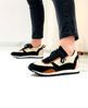 Imagen de Sneaker Cezanne Negro y Natural