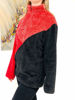Imagen de Buzo Finnigan Negro Rojo y Rosa