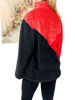 Imagen de Buzo Finnigan Negro Rojo y Rosa