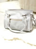 Imagen de Cartera Scarlett Blanco Charol Arrugado