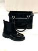Imagen de Cartera Scarlett Negro Charol