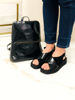 Imagen de Sandalia Pisa Negro Box Descarne