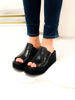 Imagen de Sandalia Ifach Negro Lagarto