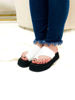 Imagen de Sandalia Sandler Blanco Lagarto