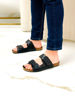 Imagen de Sandalia Banff Negro Croc