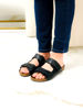 Imagen de Sandalia Banff Negro Croc