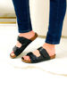 Imagen de Sandalia Banff Negro Croc
