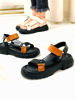 Imagen de Sandalia Ramses Whisky y Negro