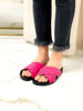 Imagen de Sandalia Moore Fucsia y Negro