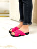 Imagen de Sandalia Moore Fucsia y Negro