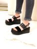 Imagen de Sandalia Keops Negro Box Nobuck