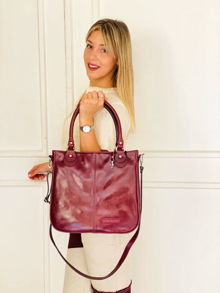 Imagen de Cartera Brit Bordo Milano Lagarto