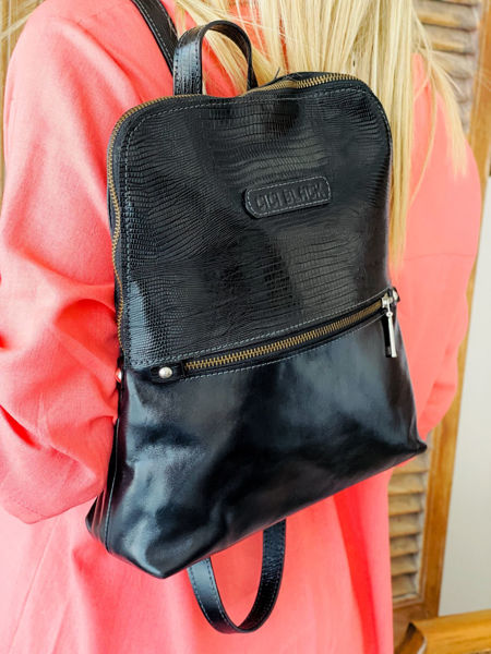 Imagen de Mochila Quidditch Negro Lagarto