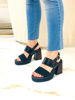Imagen de Sandalia Versalles Negro Milano Nobuck