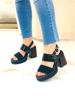Imagen de Sandalia Versalles Negro Milano Nobuck