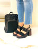 Imagen de Sandalia Versalles Negro Milano Nobuck