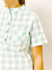Imagen de Blusa Marrakech Cuadros Verde