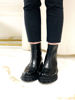 Imagen de Bota Lavinia Negro y Blanco Craquelado