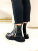Imagen de Bota Lavinia Negro y Blanco Craquelado