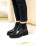 Imagen de Bota Lerner Negro Lagarto