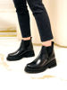 Imagen de Bota Lerner Negro Lagarto