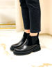 Imagen de Bota Lerner Negro Gamuza