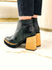 Imagen de Bota Britney Negro Lagarto