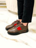 Imagen de Sneaker Presley Chocolate Y Rojo