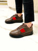 Imagen de Sneaker Presley Chocolate Y Rojo