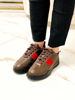 Imagen de Sneaker Presley Chocolate Y Rojo