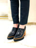 Imagen de Zapato Vasari Negro Lagarto Milano